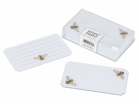 50pc Mini Note Cards - Bees