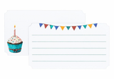 50pc Mini Note Cards - Cupcake