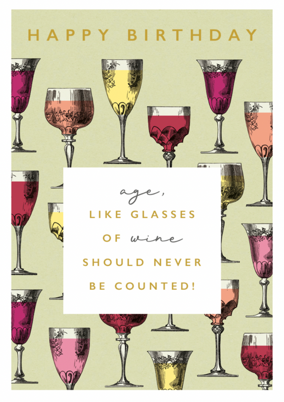 Birthday - Wine Glasses