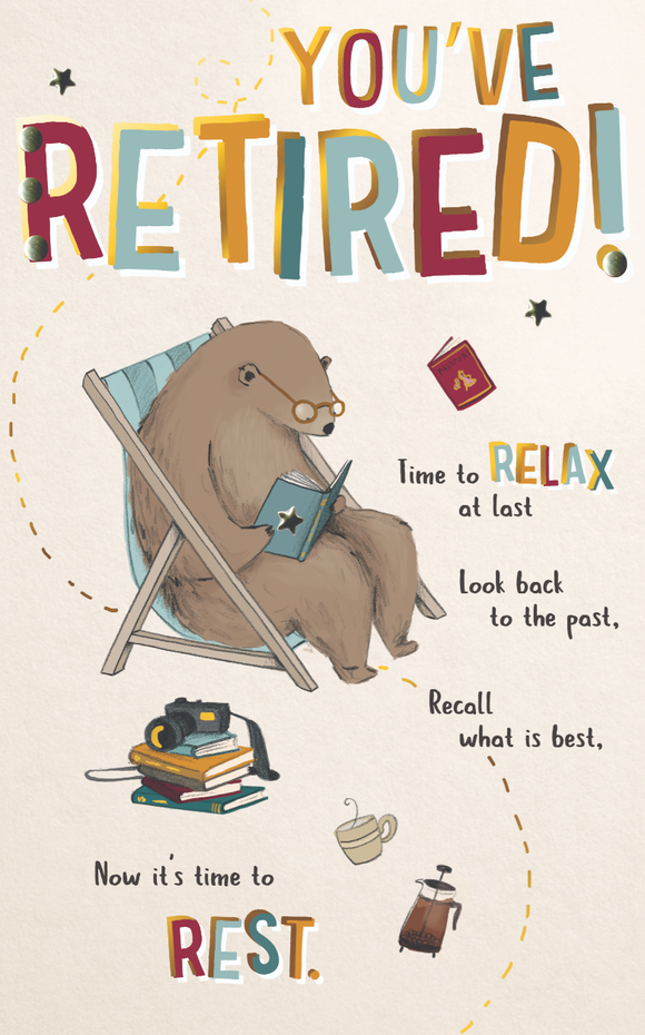 Retirement - Relaxing Bear