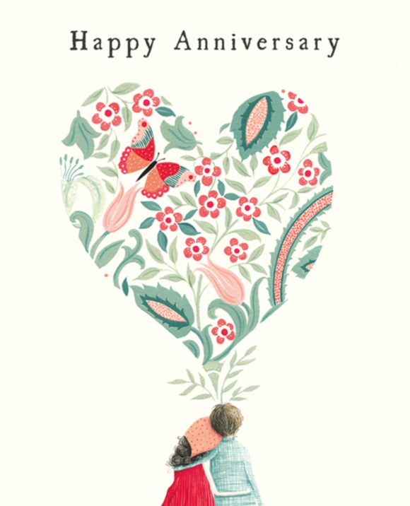 Anniversary - Flower Heart