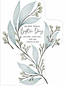 Baptism - Floral Cross