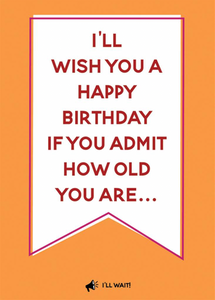 Birthday - Admit