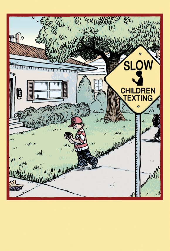 Birthday - Children Texting