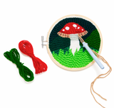 Mushroom Punch Needle Kit