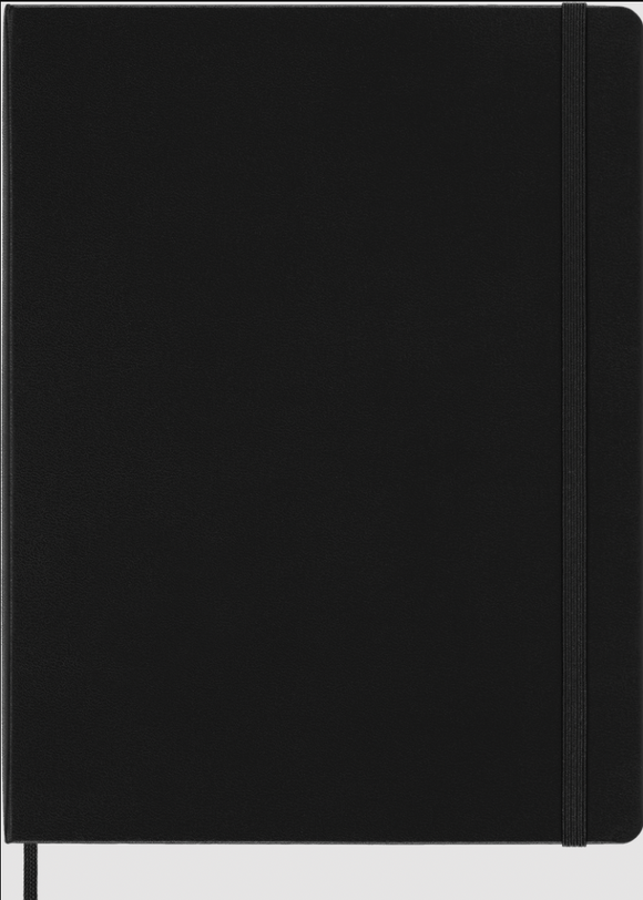 Moleskine XL Plain Notebook - Black