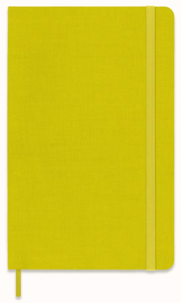 Moleskine LG Ruled Notebook - Haystack Yellow