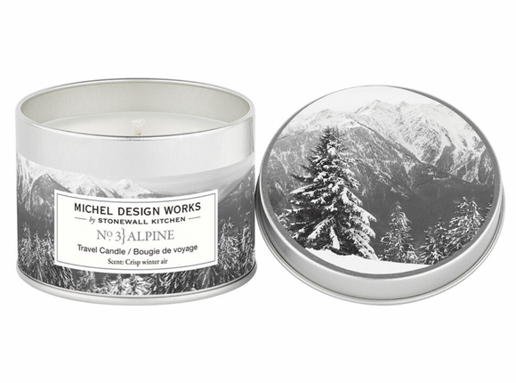 Michel Design Travel Tin Candle - Alpine