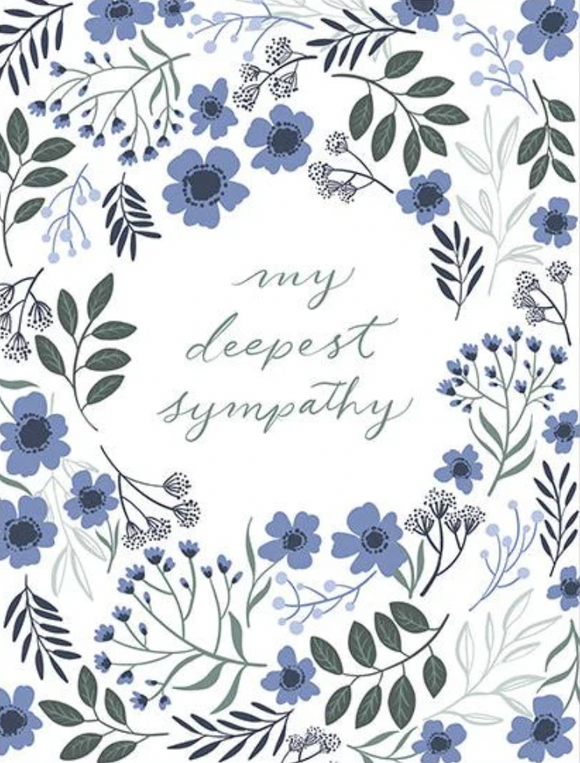 Sympathy - Deepest Blue Flowers