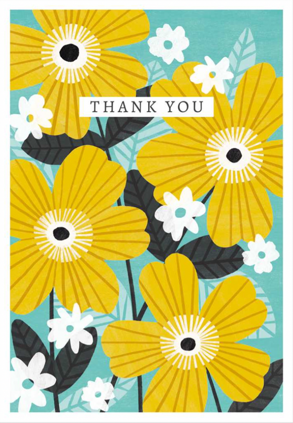 Thank You - Yellow Flowers