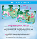 Sticker Doll Dress-up - Unicorns