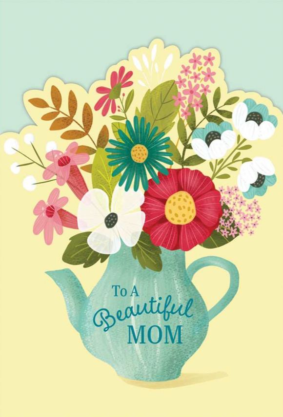 Mother's Day - Beautiful Mom Vase of Flowers