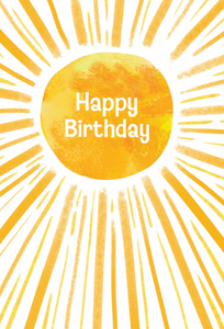 Birthday - Bright Yellow Sun