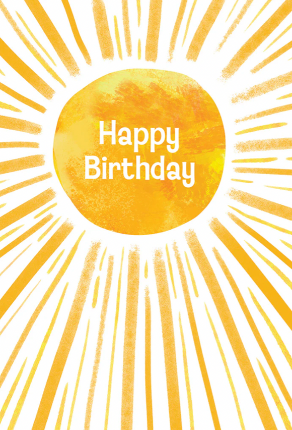 Birthday - Bright Yellow Sun