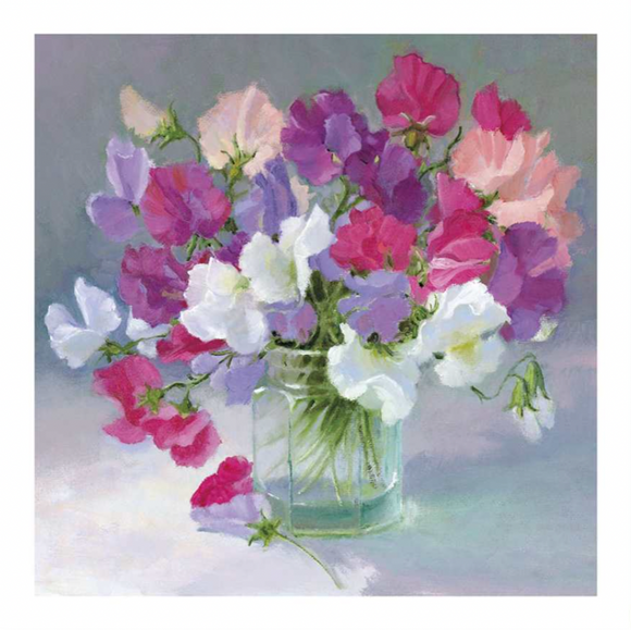 Blank - Floral Bouquet in Glass Jar