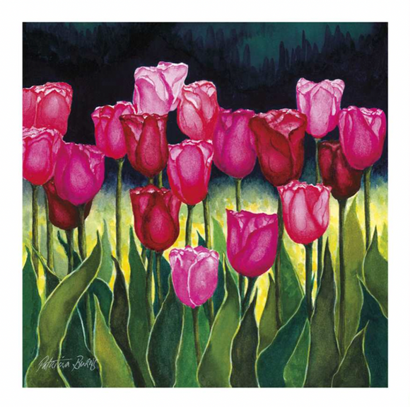 Blank - Pink Tulips