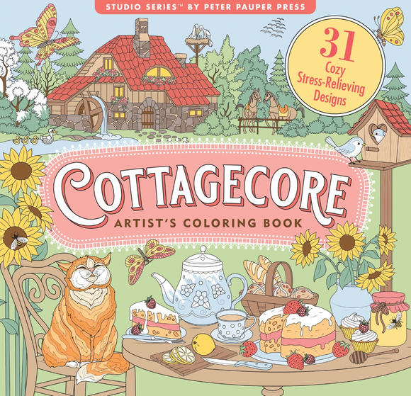 Cottage Core Colouring Book