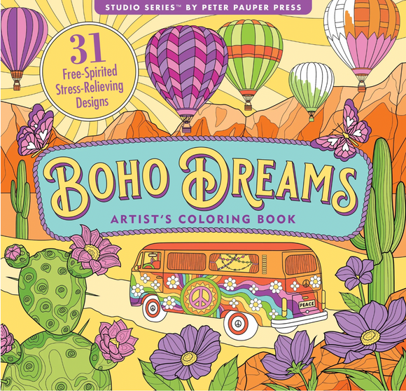 Boho Dreams Colouring Book