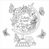 Boho Dreams Colouring Book