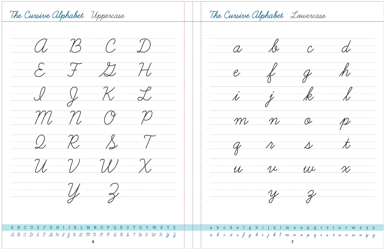 Cursive Handwriting Worksheets Adults Cursive Handwriting Workbook For