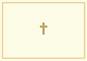 Boxed Notecards - Gold Cross