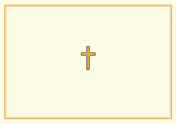 Boxed Notecards - Gold Cross