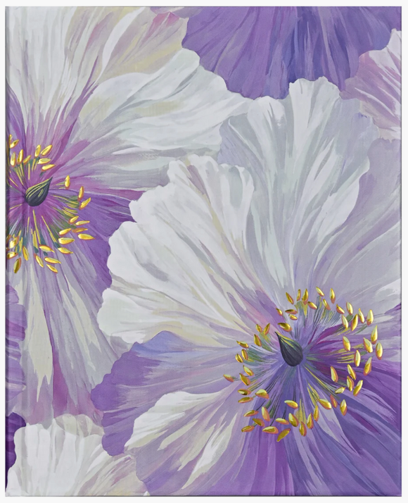 Poppies in Bloom Lined Journal