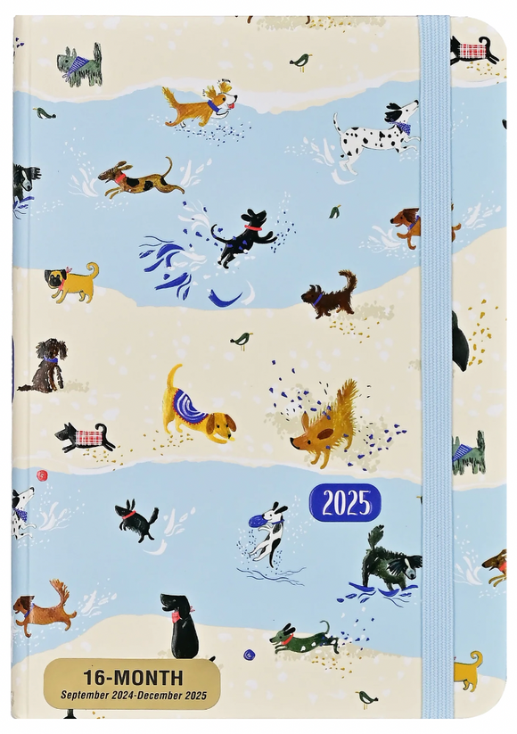 2024-25 Academic Weekly Planner - Playful Pups