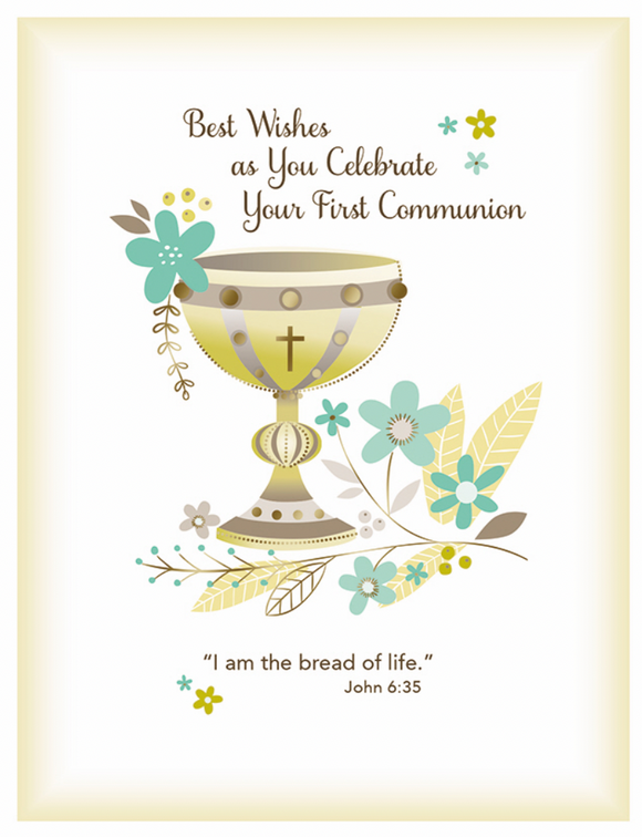 First Communion - Ornate Chalice