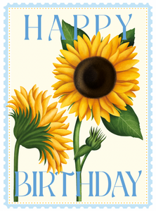 Birthday - Sunflower Stamps