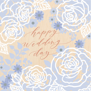 Wedding - Layered Floral Diecut