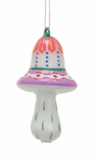 Nordic Pink & Green Mushroom Ornament