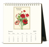 Cavallini 2025 Desktop Calendar - Language of Flowers