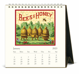 Cavallini 2025 Desktop Calendar - Bees & Honey