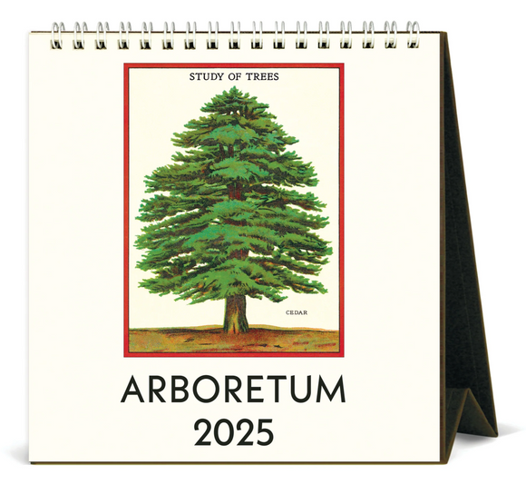 Cavallini 2025 Desktop Calendar - Arboretum