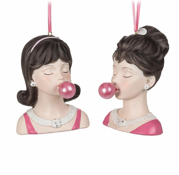 Bubblegum Lady Ornament