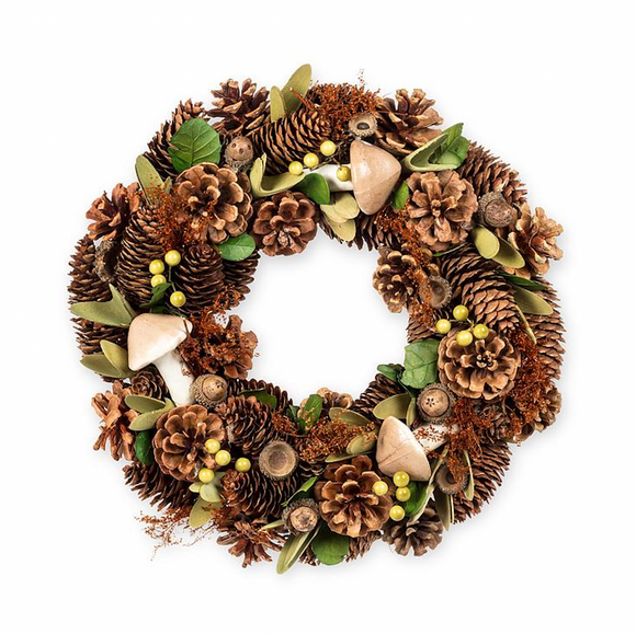 Wreath with Mushrooms