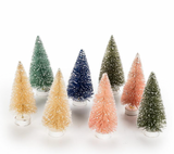 Set of 8 Bottle Brush Trees