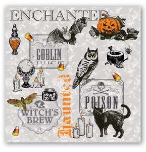 Michel Designs Cocktail Napkin - Trick or Treat