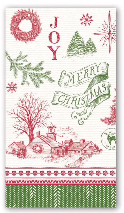 Michel Design Guest Napkin - It's Christmastime