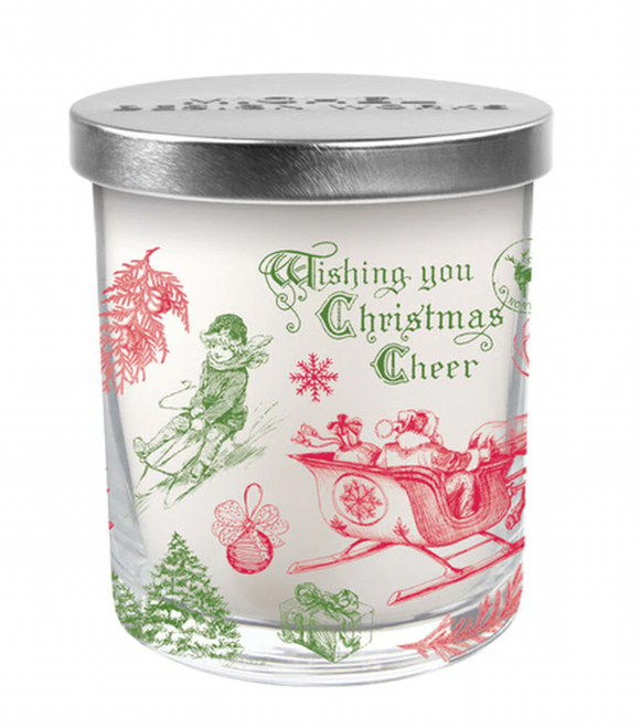 Michel Design Candle with Lid - It's Christmastime