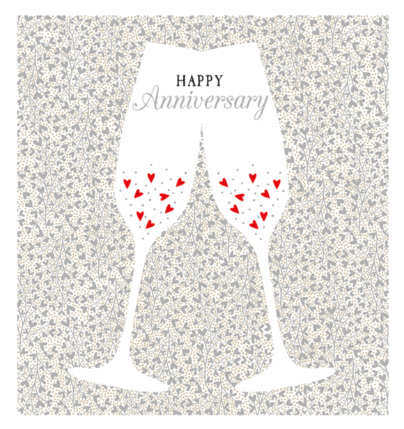 Anniversary - Champagne Hearts