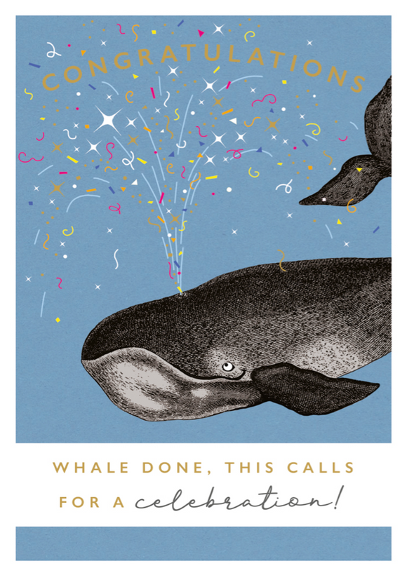 Congratulations - Whale Done