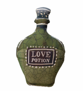 Love Potion Bottle Pillow