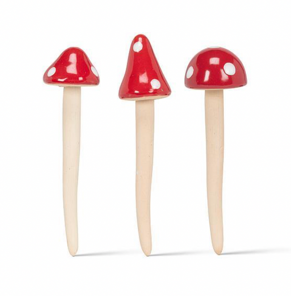 Mini Red Cap Mushroom Stake