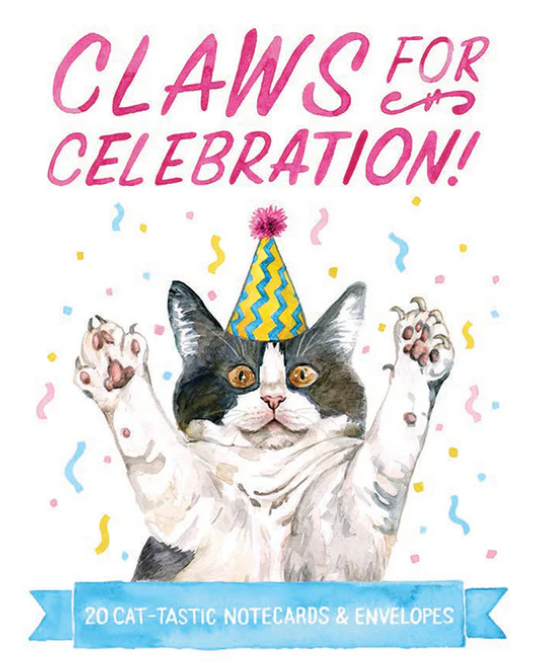 Claws for Celebration Boxed Notecards