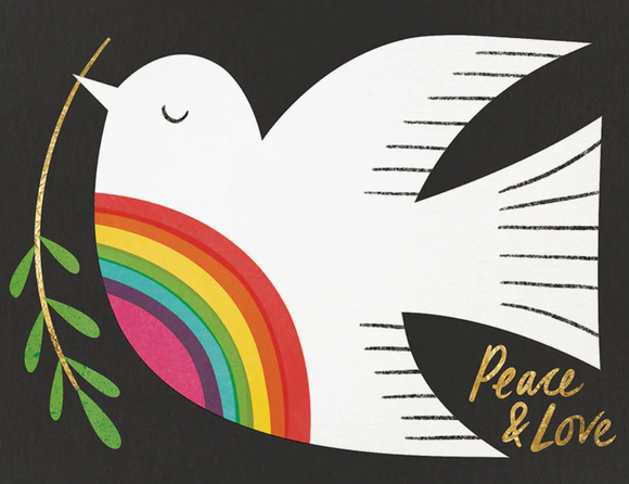 Christmas - Rainbow Peace Dove