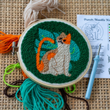 Cat Punch Needle Kit