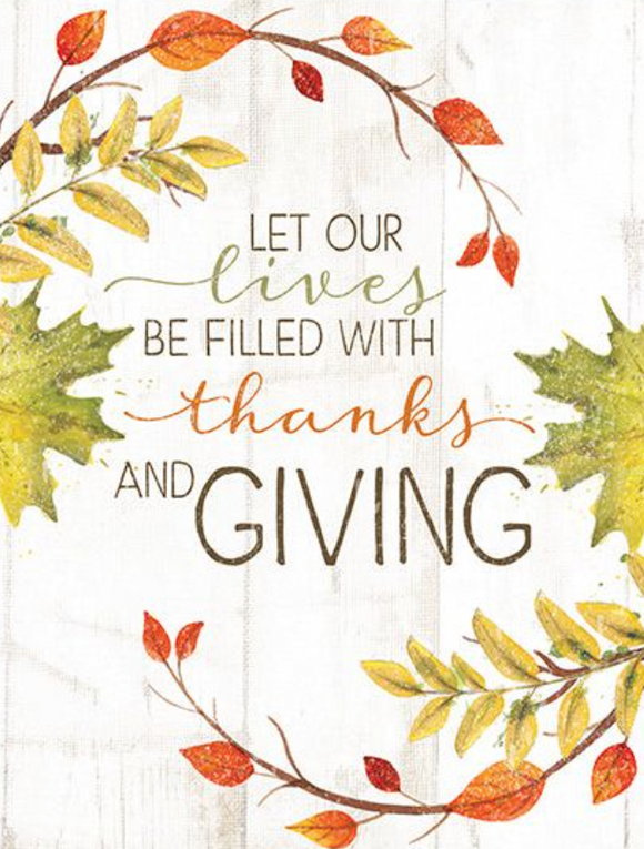 Thanksgiving - Thanks All Around (with scripture)