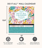 2025 Secret Garden Do-it-All Wall Calendar